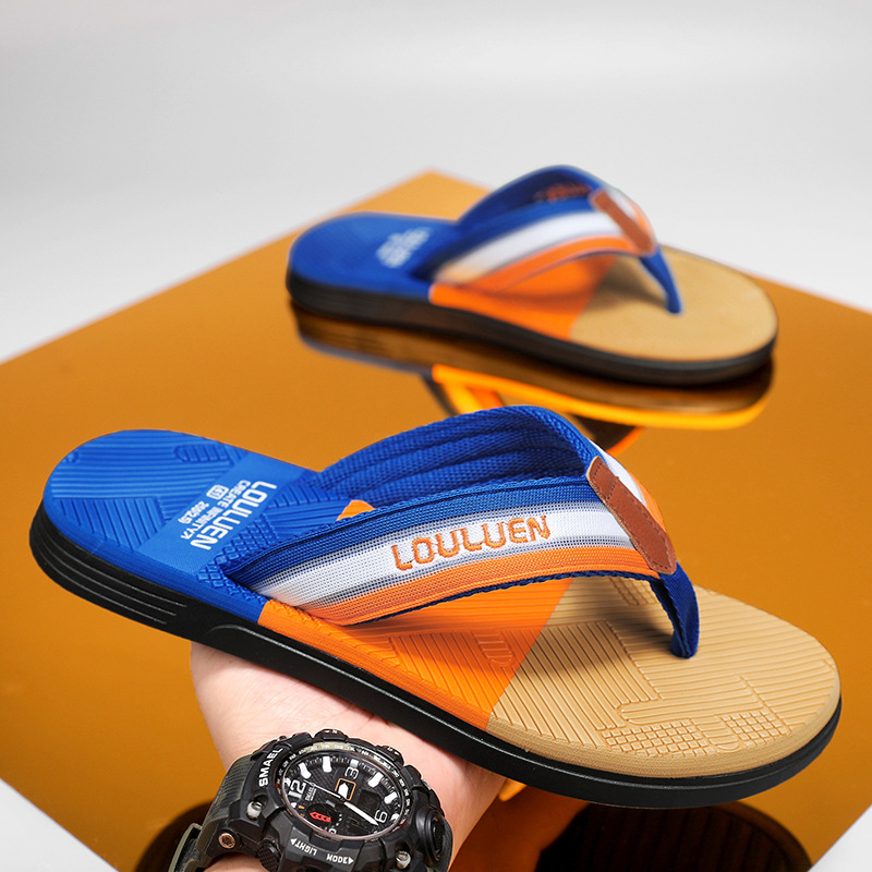 Zapatillas de flipper para hombres 2024 nuevo verano anti-derrapante sandalias deportivas casuales zapatillas de playa