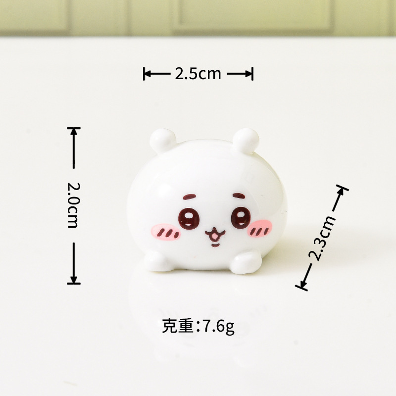 可爱chiikawa树脂摆件 乌萨奇吉伊卡哇diy手办周边公仔桌面小摆件|undefined