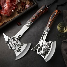 N 62971 Camping Axe with Wooden Handle ����ҰӪ�� �羳
