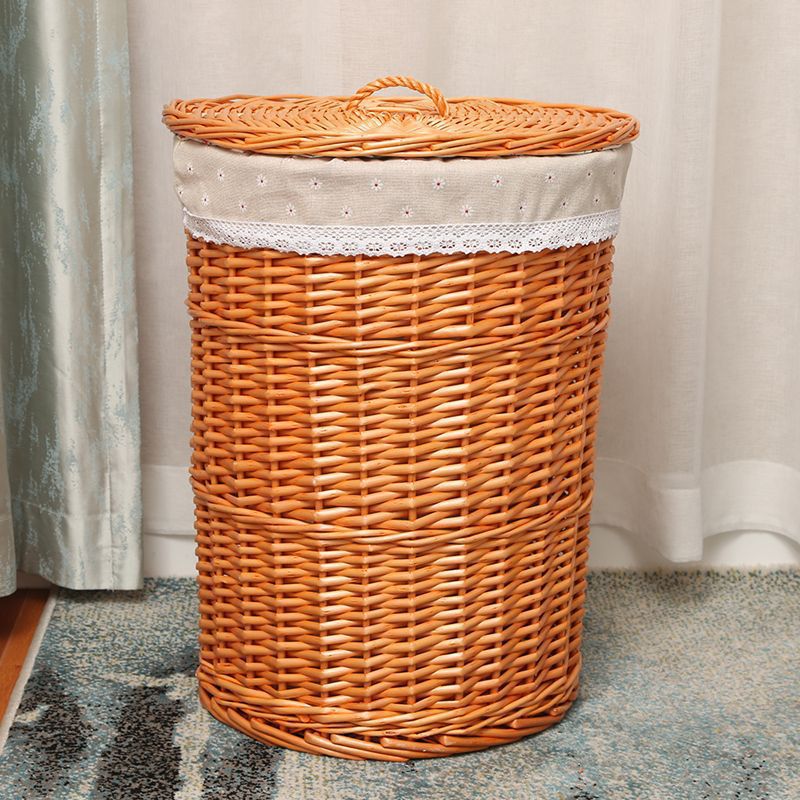 Cesta de almacenamiento de ropa sucia tejida de caña Cesta de ropa sucia Cesta de almacenamiento de ropa sucia