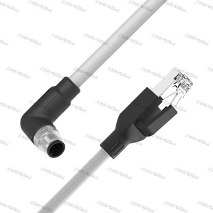 M12��ˮ�B����A���a8о��ֱ���DRJ45ˮ���^���I�����B�Ӿ�