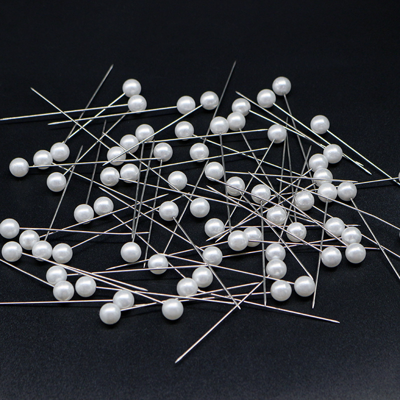 Vestido de novia fijo nacarado aguja 8*60mm nacarado blanco marfil blanco alargado tela gruesa patchwork posicionamiento aguja cabeza grande nacarado aguja