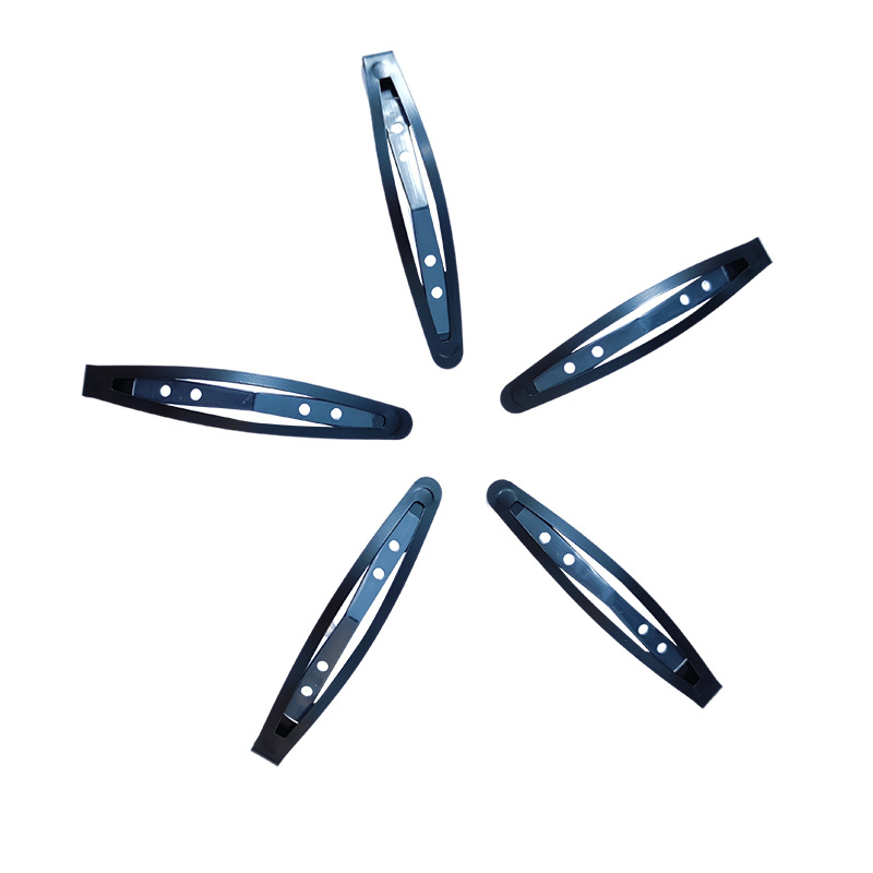 BB horquilla antideslizante carcasa de silicona horquilla clip lateral negro roto horquilla pelo fijo todo-fósforo femenino