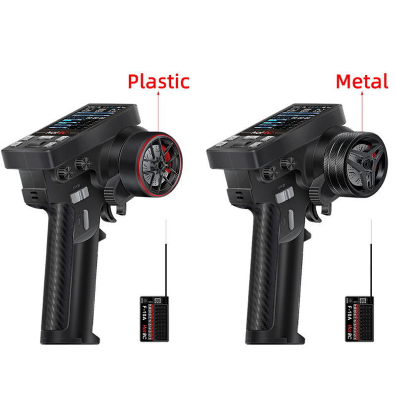 Hotrc Hua Hang Ct10B Remote Control Gun Control 10-Channel 2.4g Receiver Rock Climbing Off-Road Bigfoot Short Truck Model