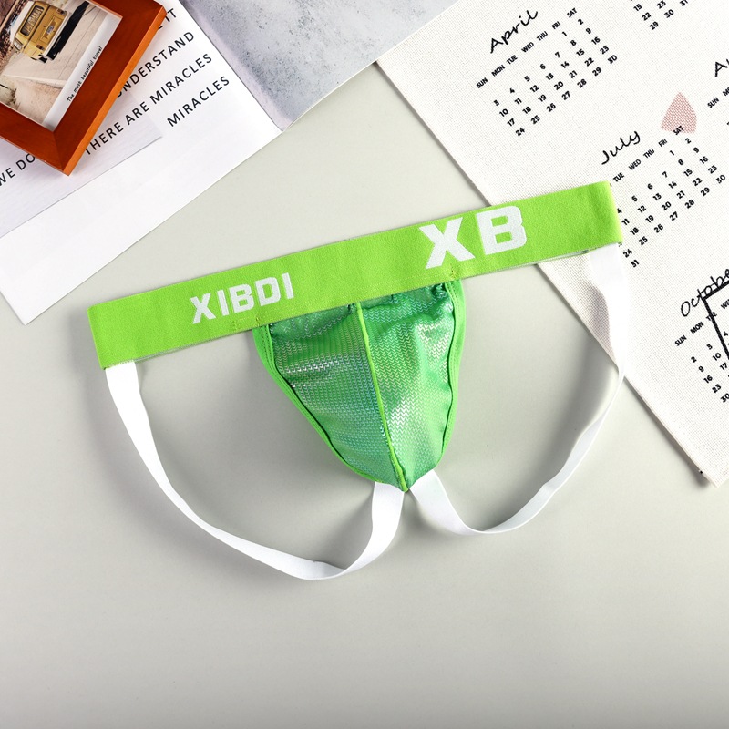 Underwear Men's Sexy G-string Fashionable Sexy Double Dongs Men's Wide Border Free Shorts