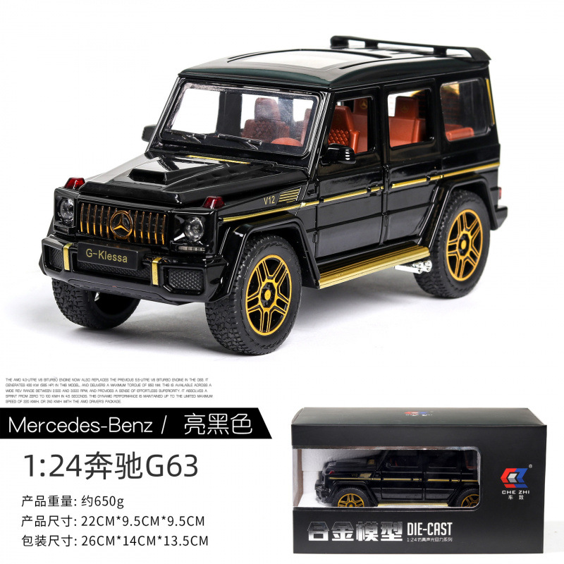 1: 24 Mercedes - Benz g63 negro