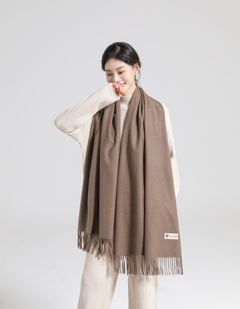 Wool Cashmere Scarf For Women And Men Winter Warm Shawl_voghion.com
