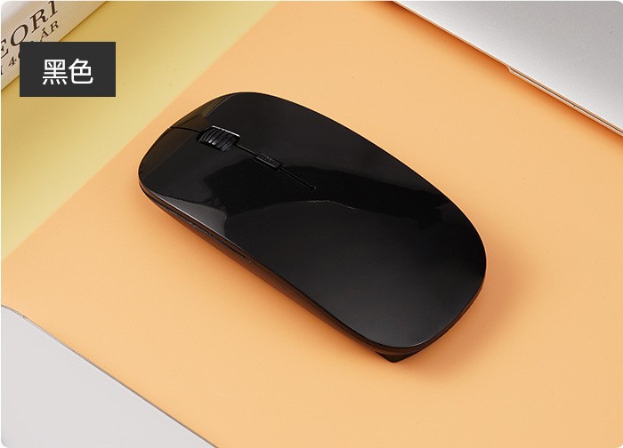 Battery type 2.4g wireless black bare metal bubble bag