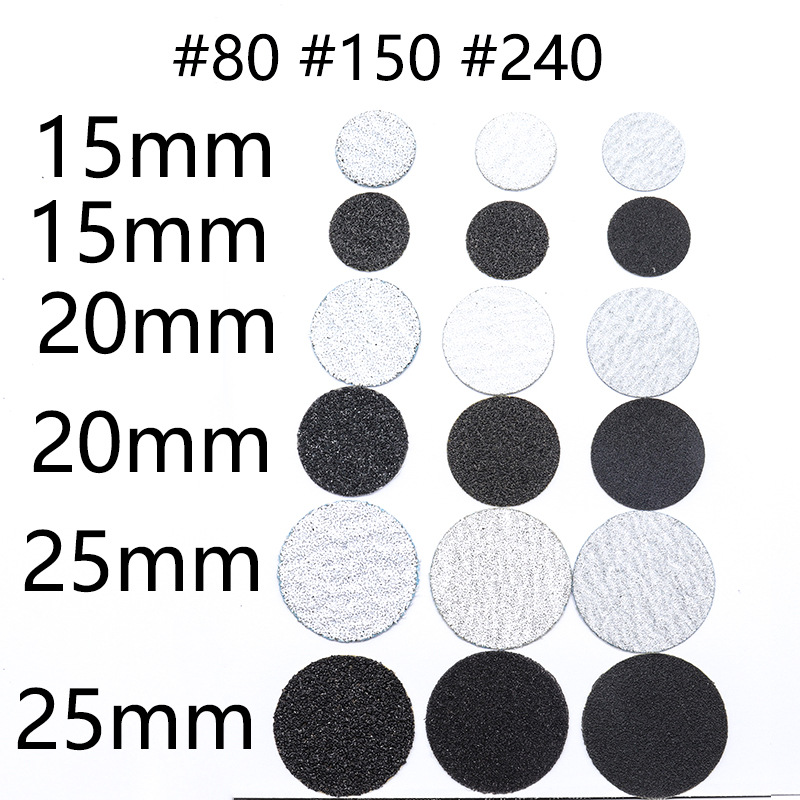 50 Pieces of Nail Polishing Sanding Sheets, Black and White Sanding Sheets, Dead Skin Removal Tools, Foot Care Foot Sanding Sheets