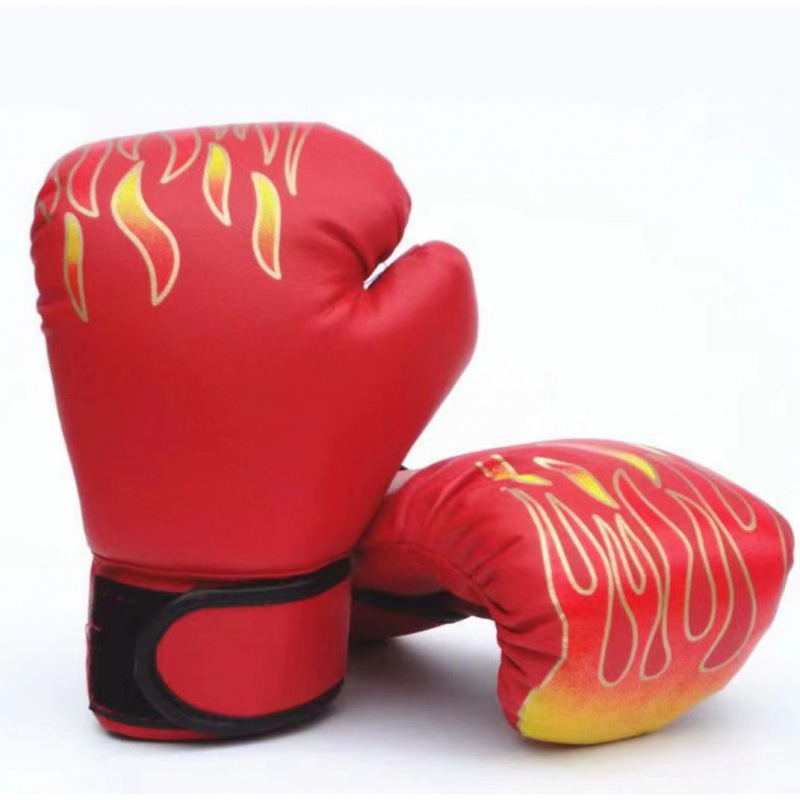 Guantes de boxeo de entrenamiento para niños de boxeo para adultos con medio dedo Sanda