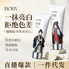 Bobvニコチンアミドボディ素顔クリーム水分補給保湿してしっとりしていてべたつかないです。