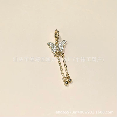 Bead Crystal Bracelet Necklace | Zərgərlik ara hissələri - golden-butterfly