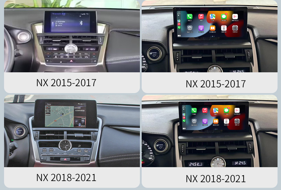 Applicable to Lexus CarPlay/HiCar ES/RX/NX all-system modified central control intelligent navigation large screen