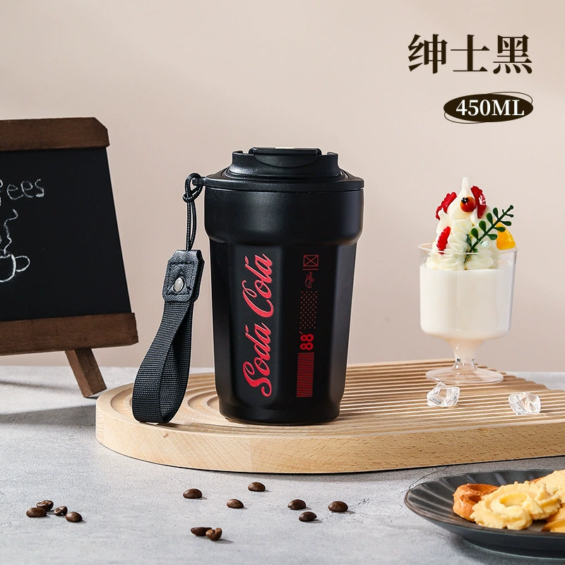 Удобная ручная чашка для кофе из нержавеющей стали