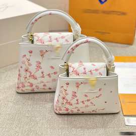 驴家Capucines贵妇包樱花款潮流全包装跨境专供一件代发批发