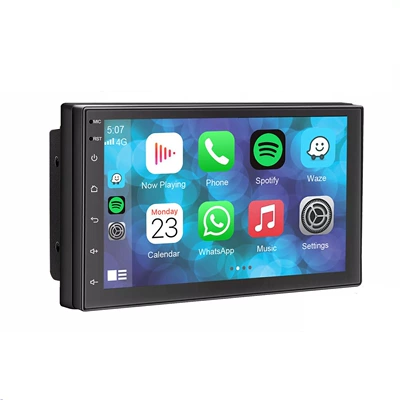 Cross-border 9/10 inch quad/eight-core Android car GPS navigation wireless carplay car central control all-in-one (DVD Navigation) - special-price-7inch-216-bare-metal