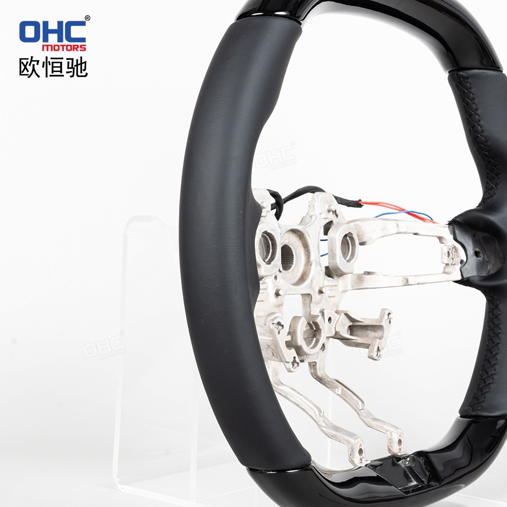 Suitable for the new Xiaomi SU7, modified and upgraded with high-end transfer spray black car steering wheel, non-destructive installation