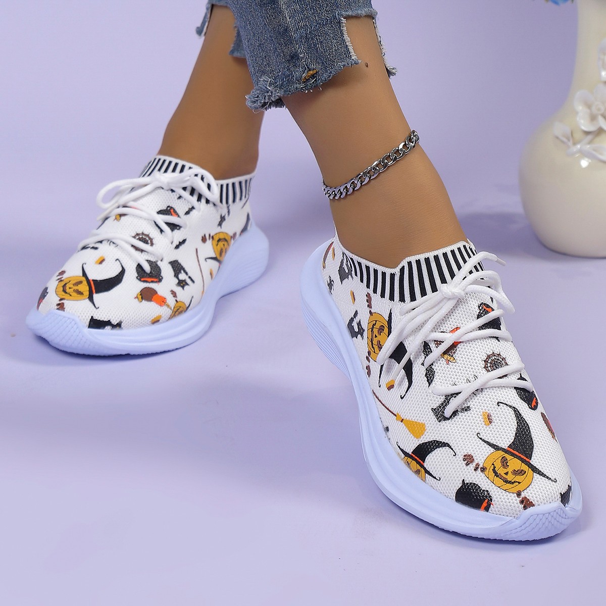 Women's Athletic Shoes Casual Shoes Sneakers Fabric Versatile Durable Sneakers_voghion.com