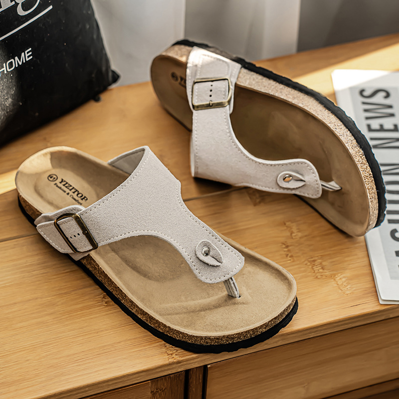 Cross-border Amazon Birkenchangs verano para hombre 2025 nuevas zapatillas de playa antideslizantes sandalias casuales