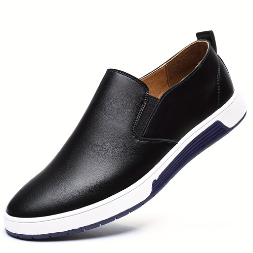 men's Navy Blue Slip On Loafers Casual Stylish Low Top