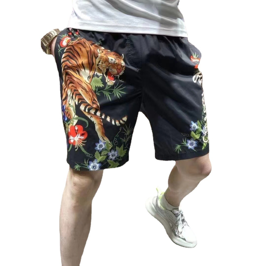Neue Sommer dünne Tiger Downhill Shorts Männer Casual Spirit Boy Hosen gedruckt Beachwear Männer_voghion.com