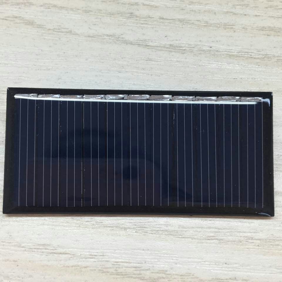 太阳能滴胶板多晶硅55*26mm5.5V光伏充电板DIY手工玩具电池片制作