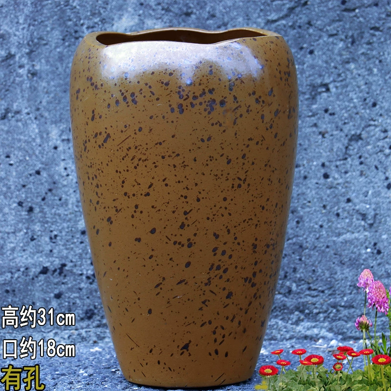 Breathable high boots, ceramic big flowerpot