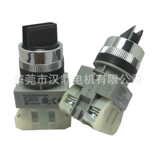 Handing AUSPICIOUS Selector Switch 25MM Two and Three Gear Self-locking Reset Esd-25-2-3 with CSA