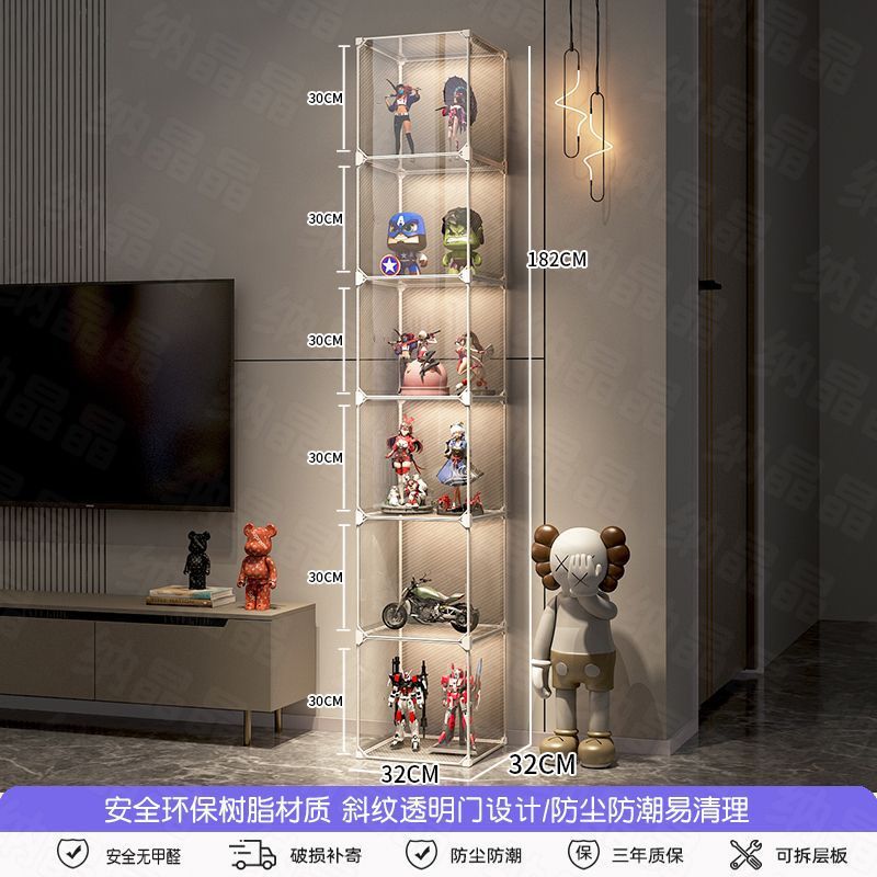 手作りレゴディスプレイキャビネットおもちゃビルディングブロック模造アクリル手頃な価格のホームディスプレイ収納棚透明収納ボックス|undefined