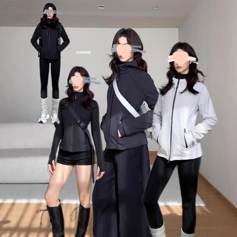 Spring and Autumn Slim-Fit Waist-Cinching Softshell Jacket for Women, 2026 New Autumn Outfit, Small Size Hiking Sports Suit Spring and Autumn Slim-Fit Waist-Cinching Softshell Jacket for Women, 2026 New Autumn Outfit, Small Size Hiking Sports Suit