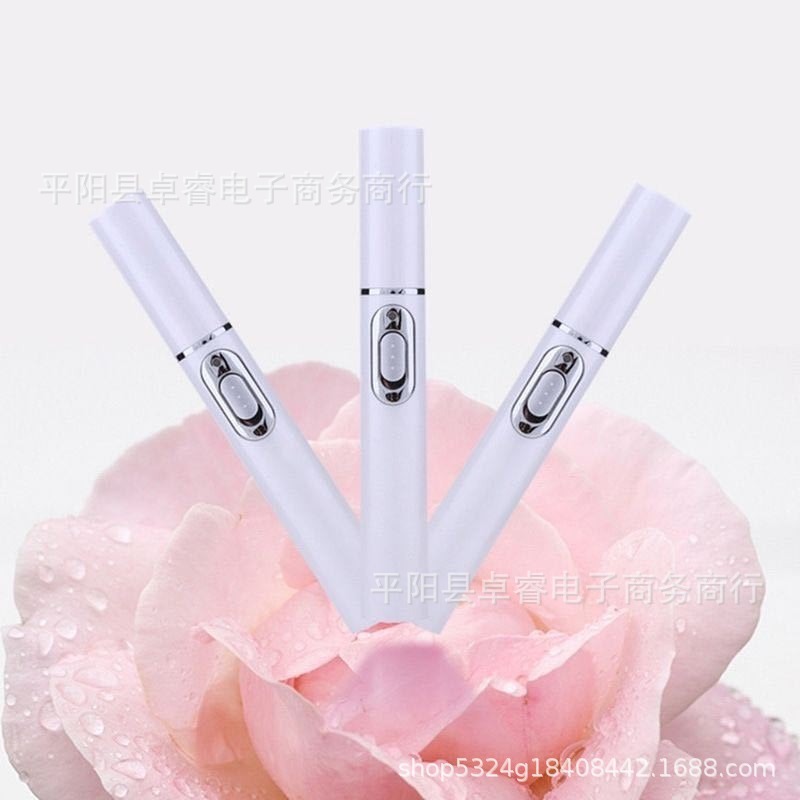 亚马逊热卖加热震动面部美容仪蓝光LED 眼部按摩仪蓝光笔KD-7910|undefined