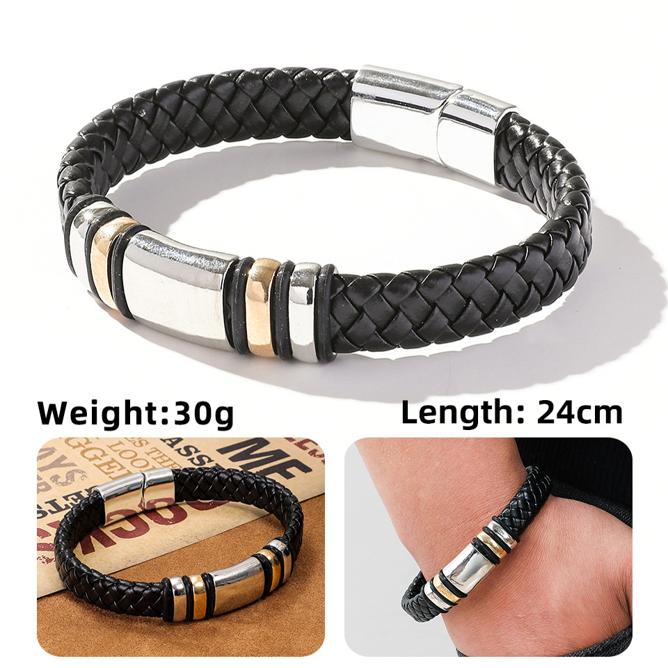 hand-woven bracelet magnetic clasp bracelet simple jewelry