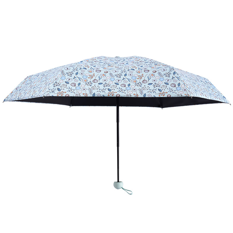 Small handheld fresh umbrella solar-powered