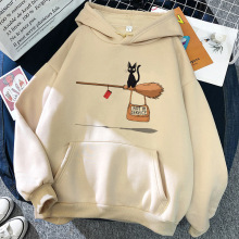 ���羳ŷ�롿Sudadera con capucha de gato de dibujos