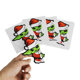 星战曼达洛人baby Yoda Mandalorian car sticker尤达宝宝车窗贴