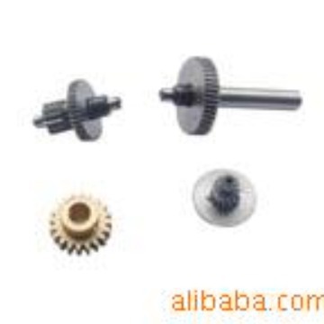 厂家供应电机双联齿轮 微型精密轴 微型电机轴加 工