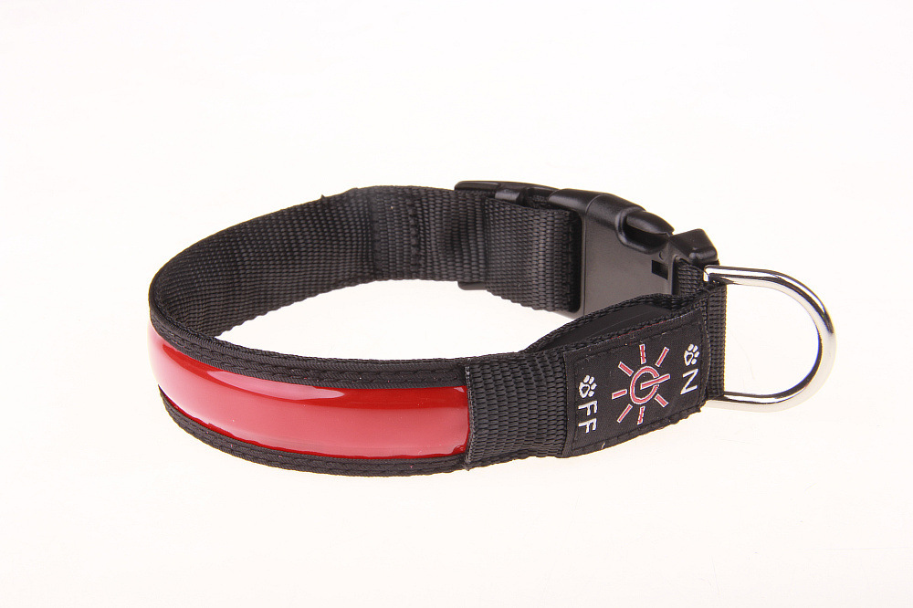 USB反光革发光项圈 (69)