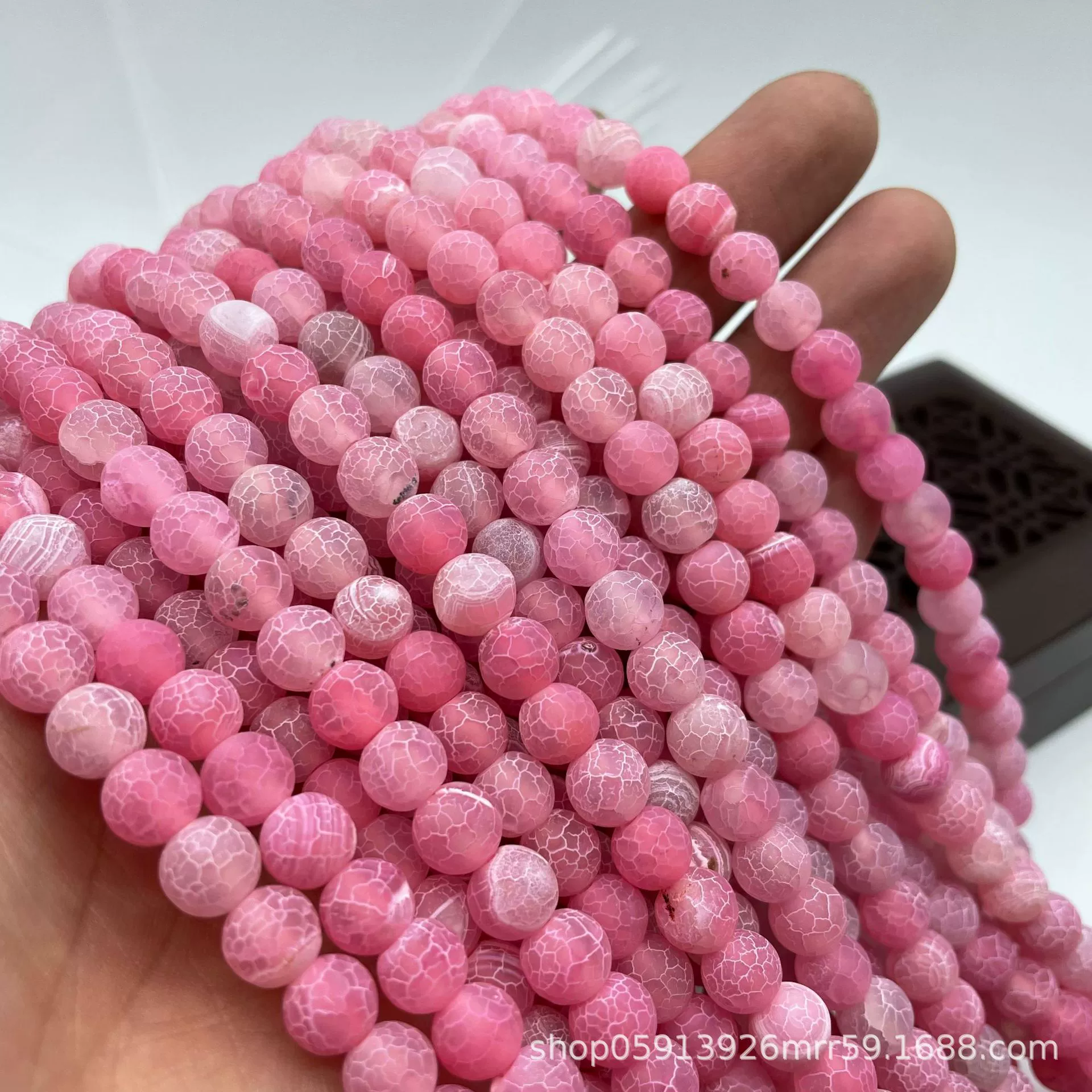 Organic agate matte accessory, accessories, round beads, DIY