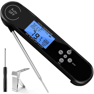 Electronic digital display food thermometer BBQ meat BBQ thermometer American barbecue steak voice alarm
