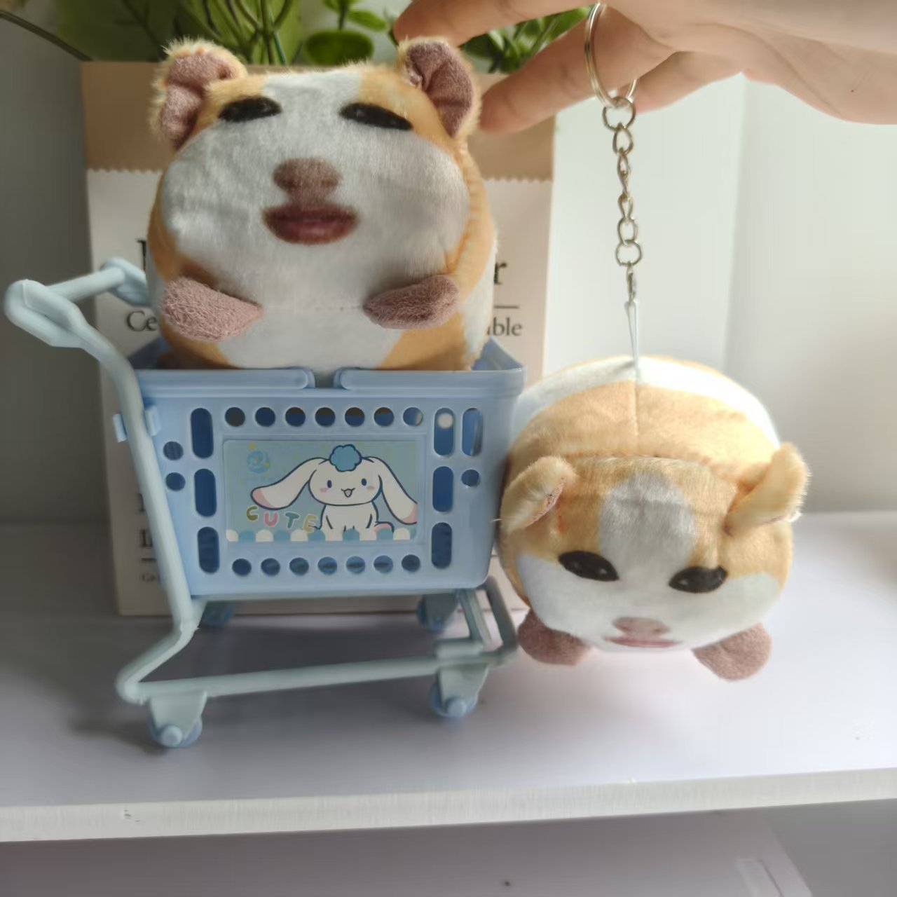 猪妞挂件毛绒玩具搞怪荷兰猪玩偶会发声表情包公仔新款仙女下凡-阿里巴巴