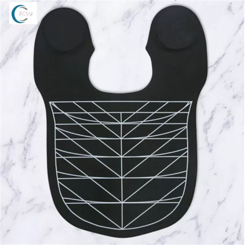 美发加长加大硅胶披肩 防碎发剪发围脖染发烫发肩垫 美发工具批发