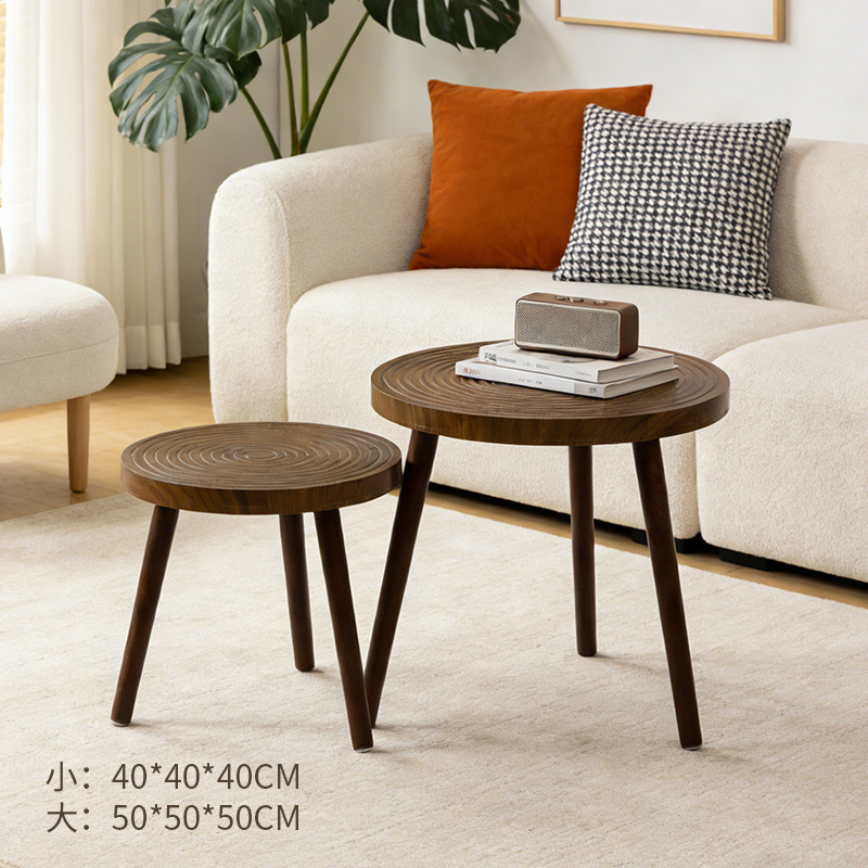 Diseño arqueado sensación de modelado minimalista estilo de madera sólida estaca de madera creativa de la sala de estar ventana de comedor atmósfera sensación de muelle