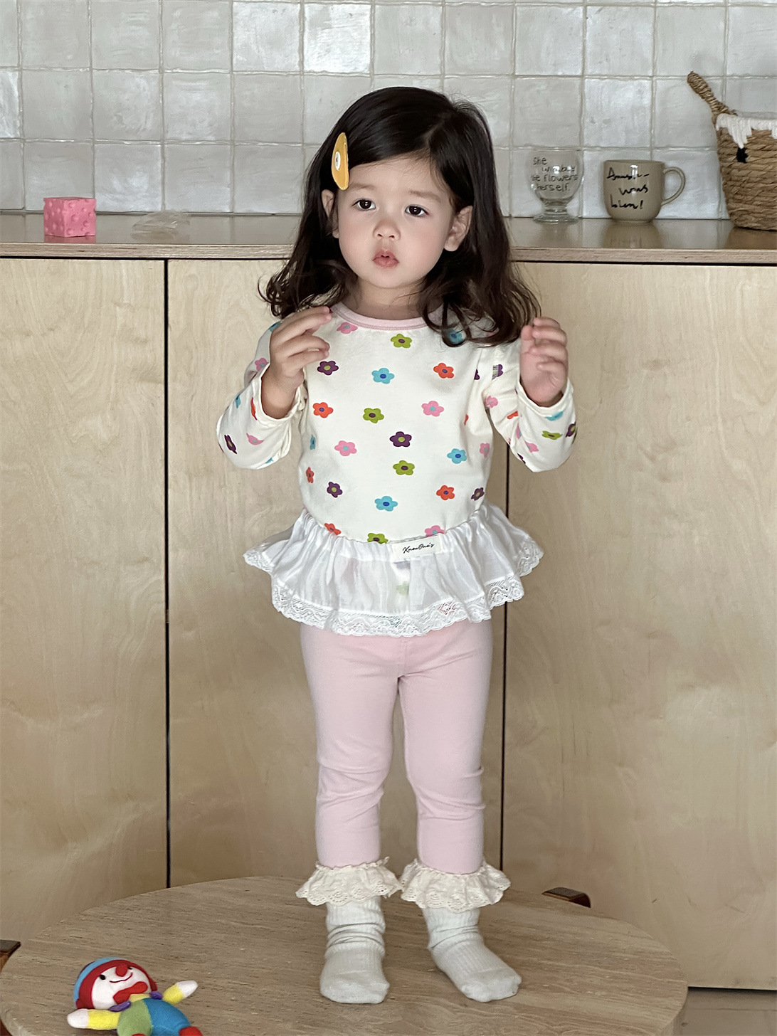 2025 ropa de otoño niñas pijamas bebés ropa infantil coreana ropa infantil ropa de casa bebé dos piezas ropa de otoño