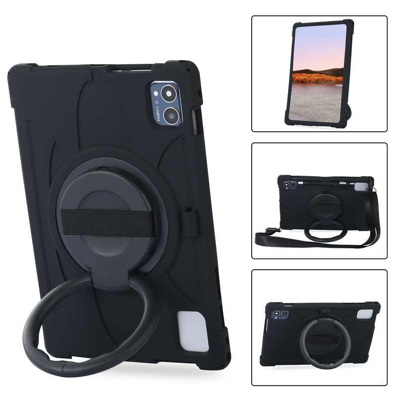 Zhuangyuan No. 1 G19 Learning Machine Protective Cover 10.1inch Tablet Anti-Fall Silicone Strap Bracket Soft Shell M40Plus Zhuangyuan No. 1 G19 Learning Machine Protective Cover 10.1inch Tablet Anti-Fall Silicone Strap Bracket Soft Shell M40Plus