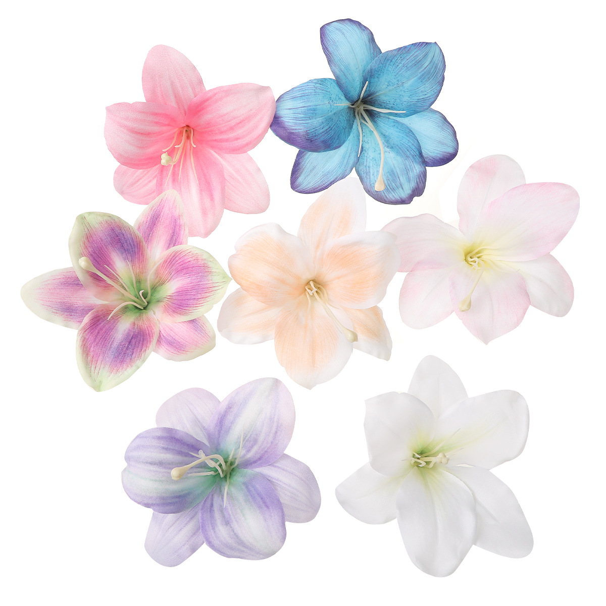 10g Weight Hair Clip Hair Accessories Type Sweet Pastoral Women's Flower PVC Hair Clip
