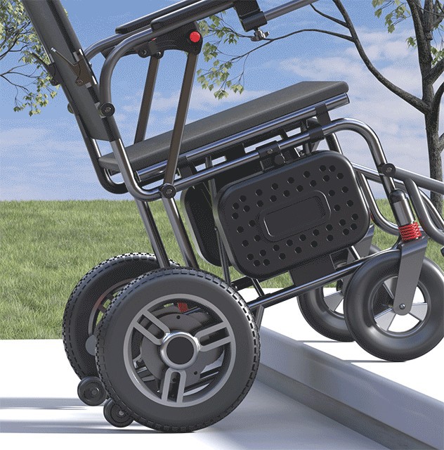 The electric wheelchair can be taken on a plane, it is a new original model, portable and foldable, specially designed for elderly people to use for walking and as a mobility aid