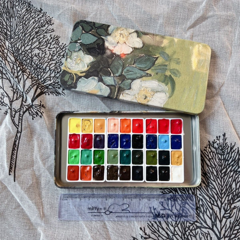 ウィンザー & ニュートン水彩絵の具包装箱水彩セットポータブルアート特別なネイルアート水彩送料無料|undefined