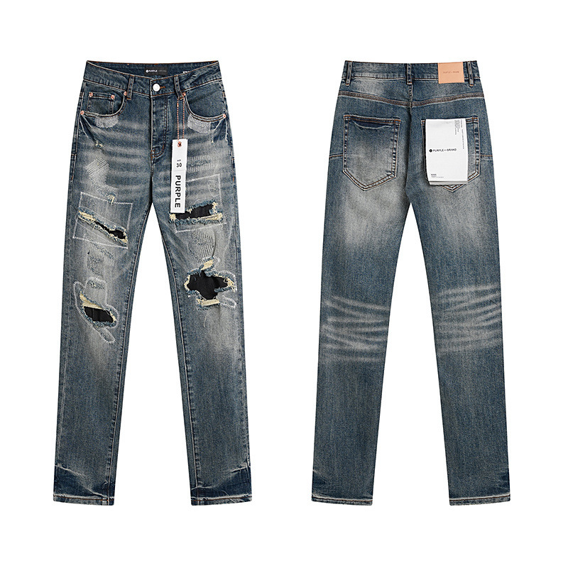 Marca de moda para hombres y mujeres 2025 nuevo verano nuevo estilo pantalones cortos de mezclilla de diamantes calientes rotos pantalones cortos retro de calle de todo fósforo rectos