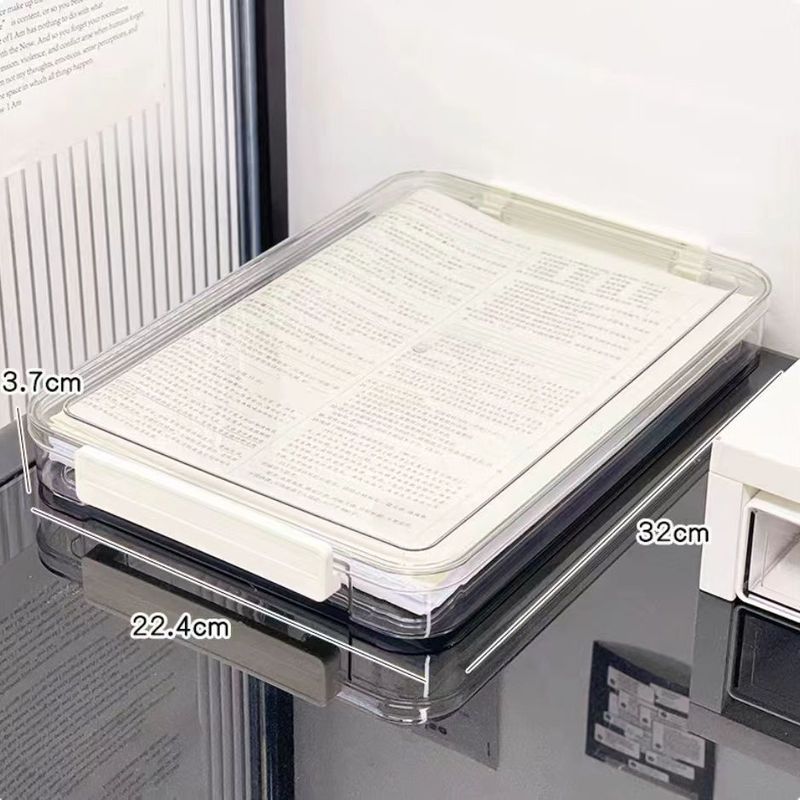 档案盒4直销收纳盒整理盒代塑料试卷文件透明桌面户口本初中毕业|undefined