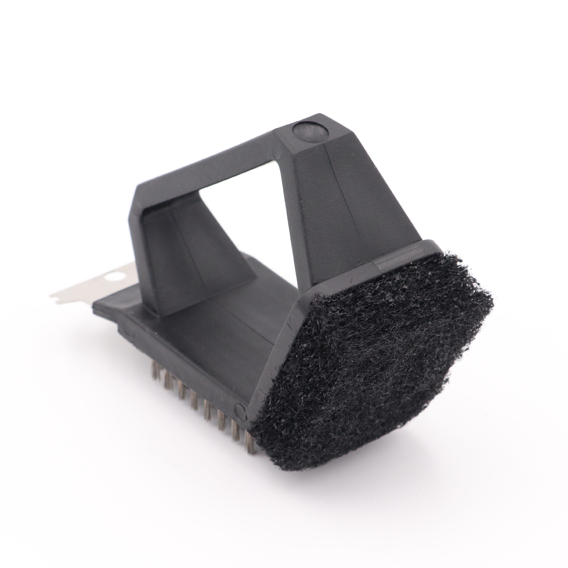 Barbacoa barbacoa cepillo de limpieza cepillo de tres en un horno cepillo alambre cepillo de alambre de cobre ángulo derecho cepillo Multi-propósito barbacoa red cepillo